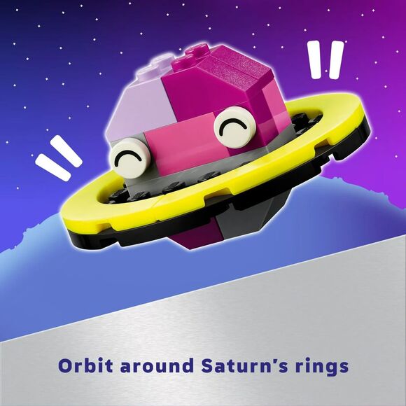 Lego Classic 450piece Space Kit Buildable Solar System Glow Bricks New in Box - Picture 3 of 7